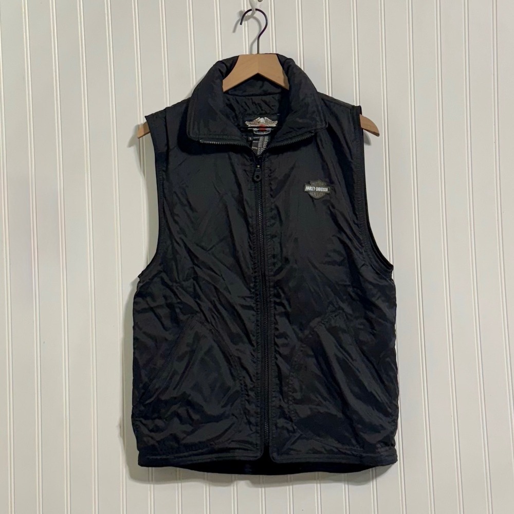 Harley Davidson Heated Vest Liner S Black Nylon Thinsulate Biker Gorpcore VTG